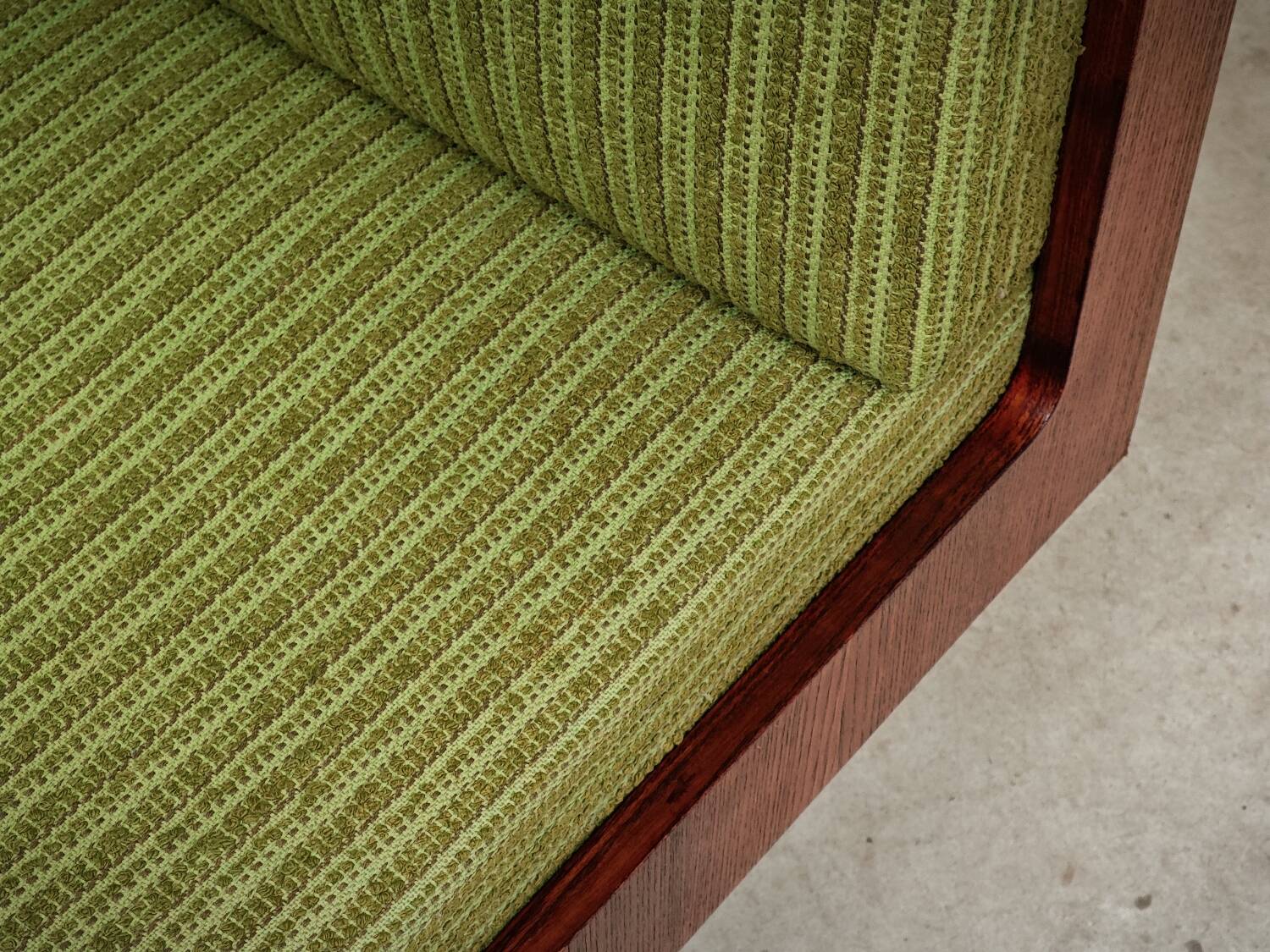 Jitona Sobeslav 1970s Green Fabric Folding Sofa