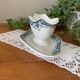 Old earthenware sauce boat Saint-Amand & Hamage - Morocco model