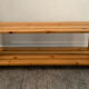 Scandinavian bench in solid pine 70s-80s