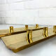 Scandinavian brass candle holder, vintage, Pierre Forsell for Skultuna, 1960