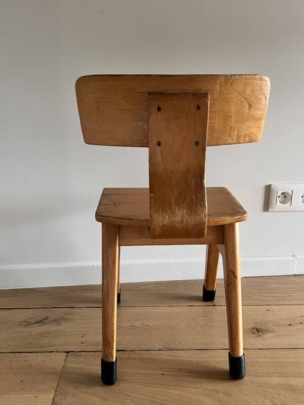Chaise d'enfant vintage Montessori