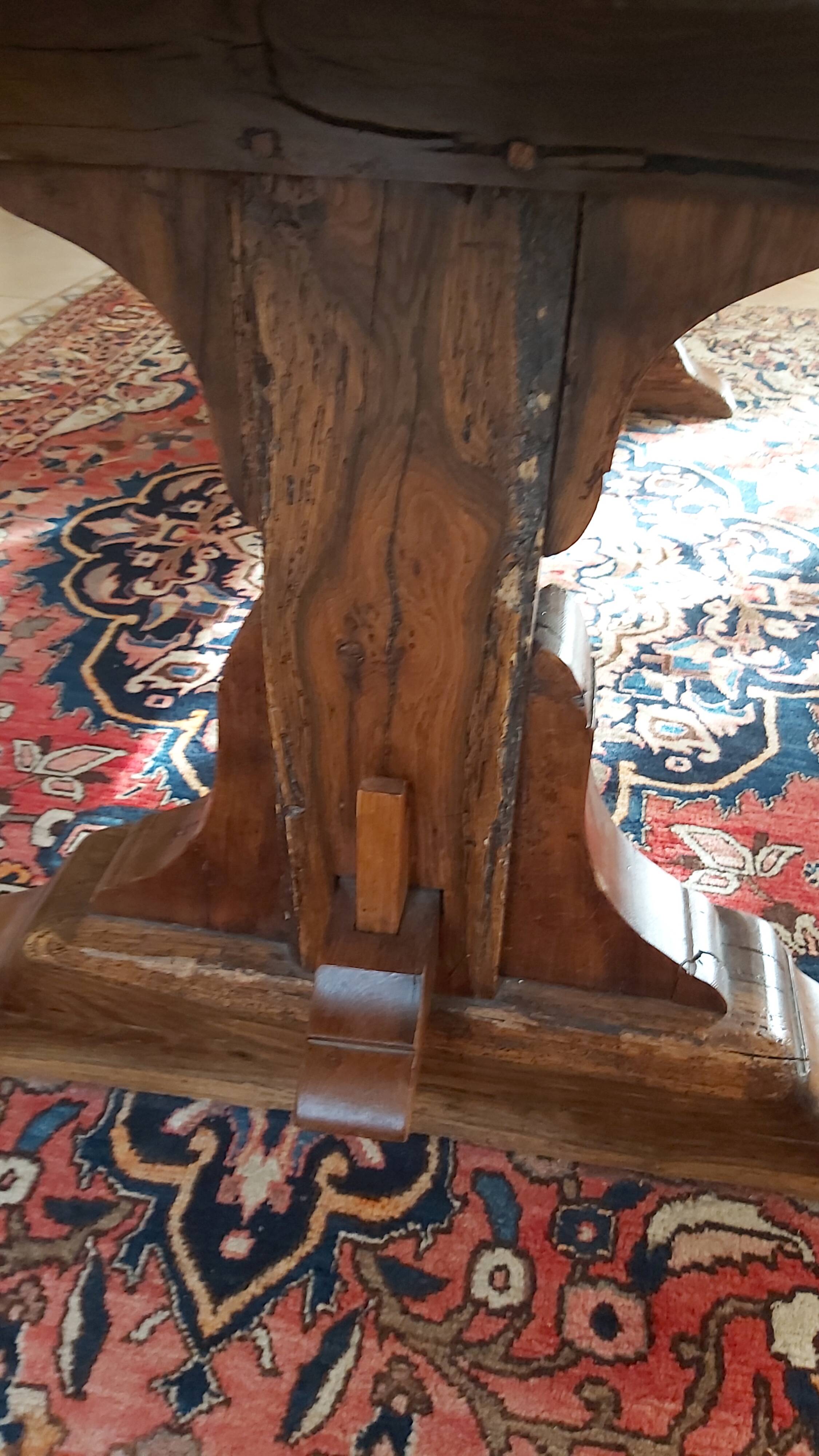 Monastery table with extensions