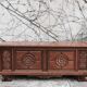 Carved walnut chest of drawers, 1970s