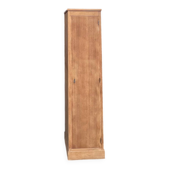 Armoire 1 porte vintage en chêne brut