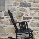 American rocking-chair repainted in black
