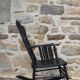 American rocking-chair repainted in black
