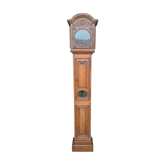 Oak Floor Clock 19th Lecarpentier, A.Vaubadon