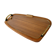 Teak and glass cheese platter, Scandinavian, 60s