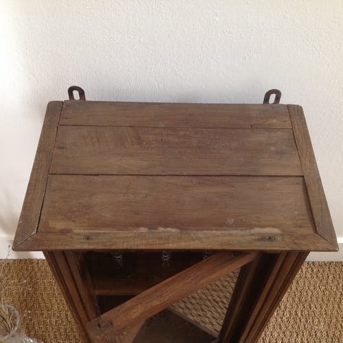 Wooden wall showcase