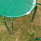 Wrought iron garden lounge table and 2 armchairs