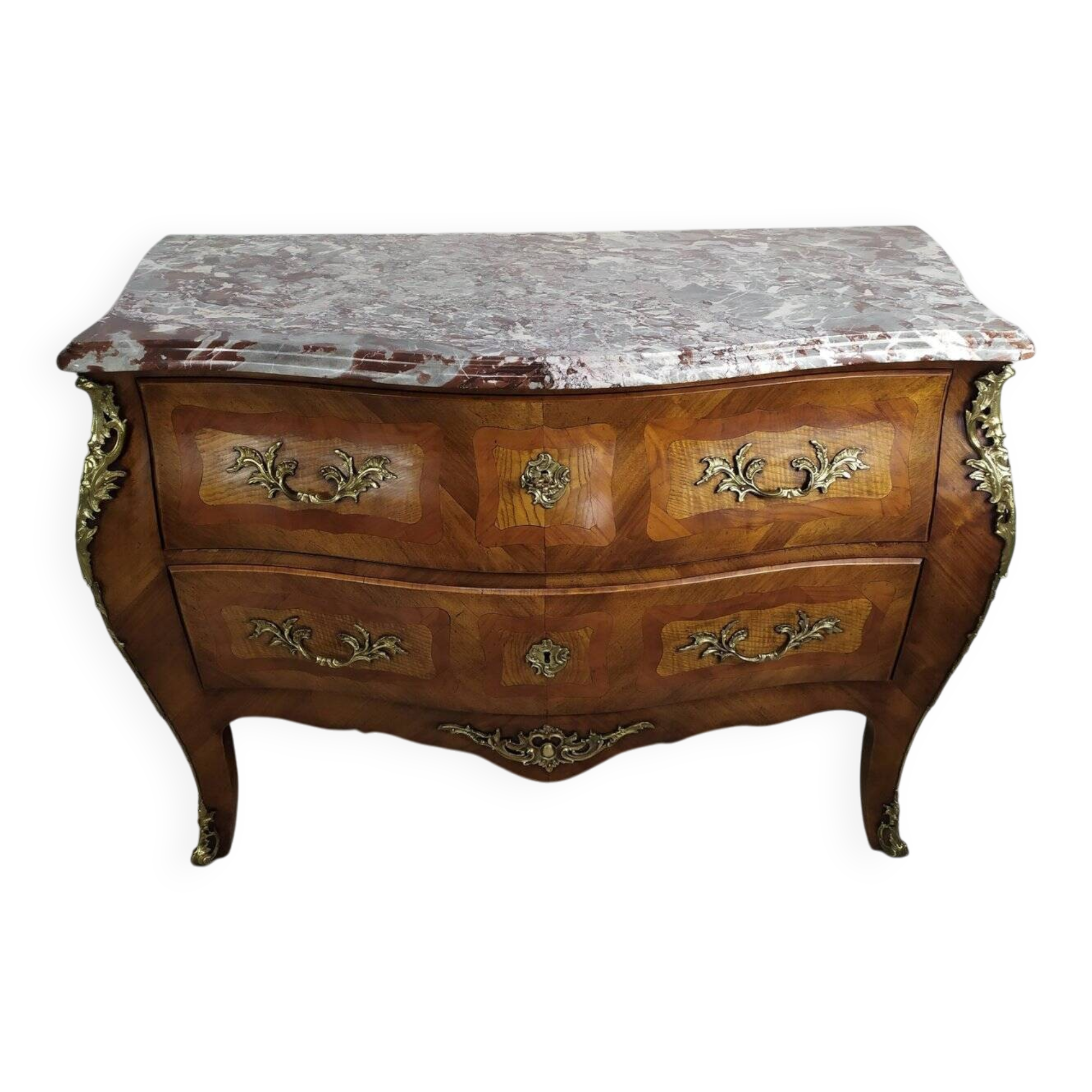 Curved Louis XV commode