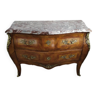 Curved Louis XV commode