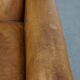 Vintage sheepskin leather armchair