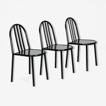 Robert Mallet Stevens set of three chairs editions RMS circa 1980