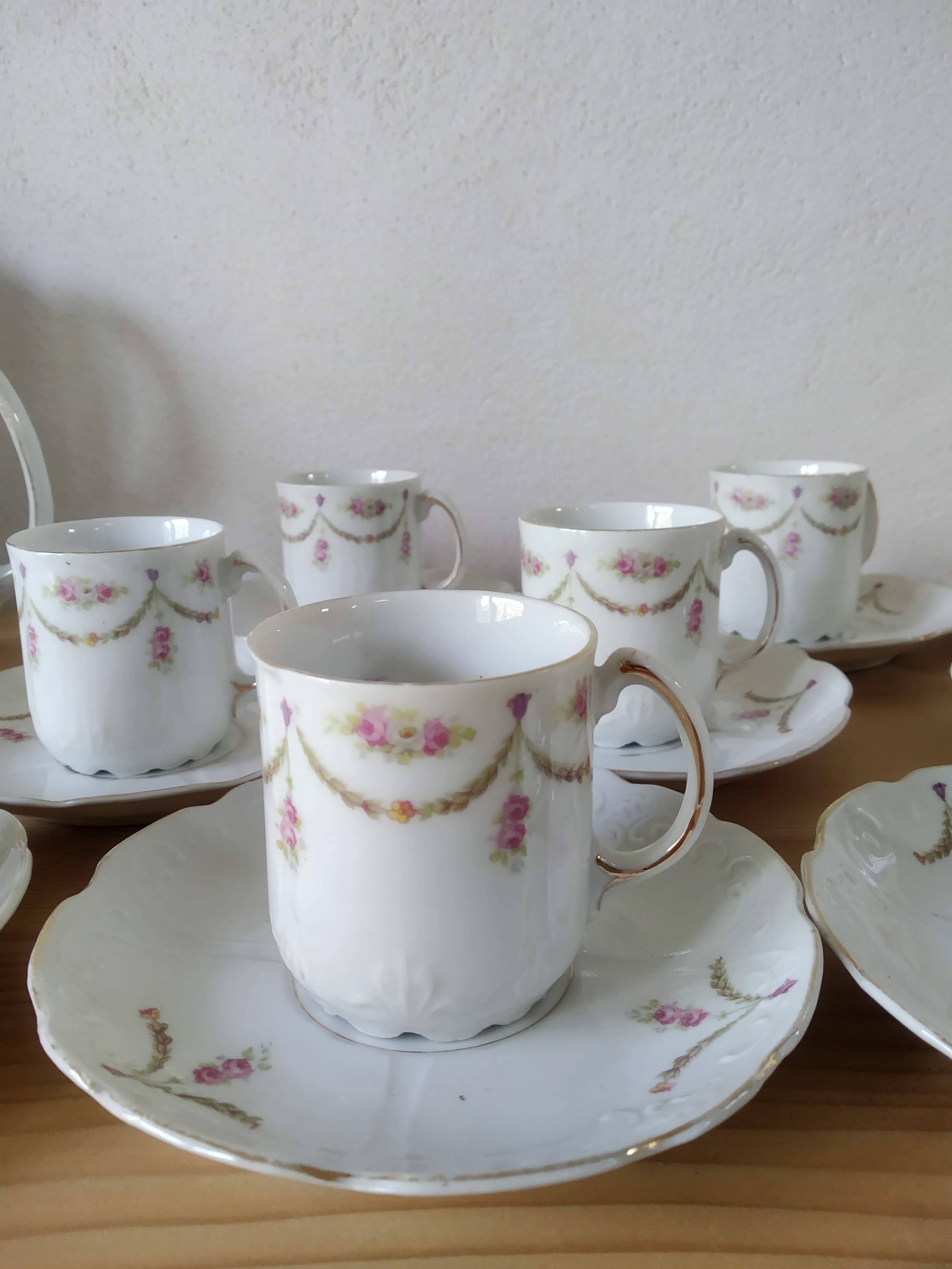Limoges porcelain coffee service circa 1900
