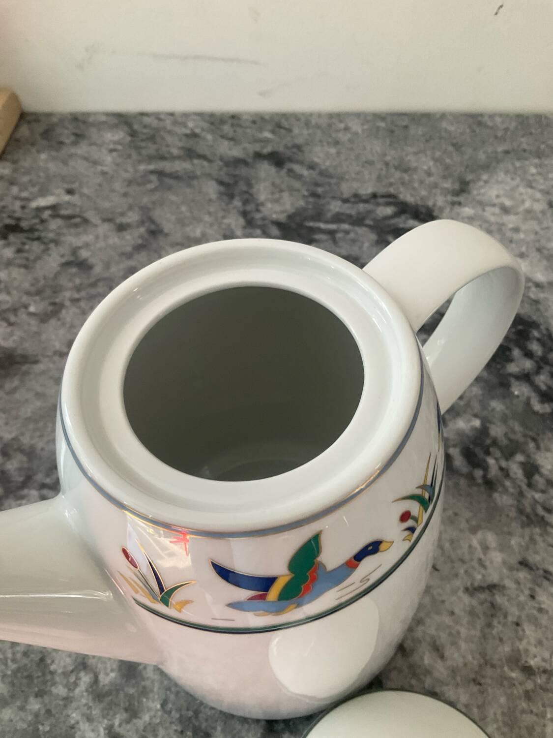 Vintage coffee pot Arzberg Germany mod. Bluebirds
