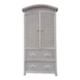 Roast/wicker cabinet