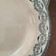 3 assiettes creuses en terre de fer Salins modèle Provence