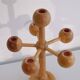 Scandinavian wooden candlestick 1970