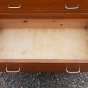 Vintage chest of drawers of the 50s in wood