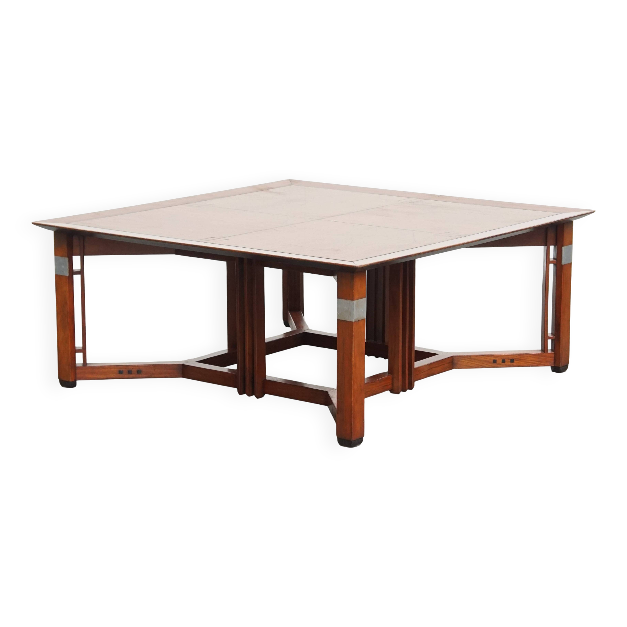 Large Square Art Deco Coffee Table