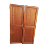 Pair of oak cabinet doors