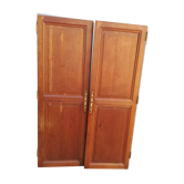 Pair of oak cabinet doors