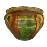 Jardinière antique française en terre cuite de Castelnaudary