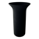 Matte black glass vase Habitat 1990