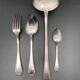 Art Deco silver metal cutlery set