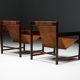 Lia lounge chairs by Sergio Rodrigues, Brazil, 1962