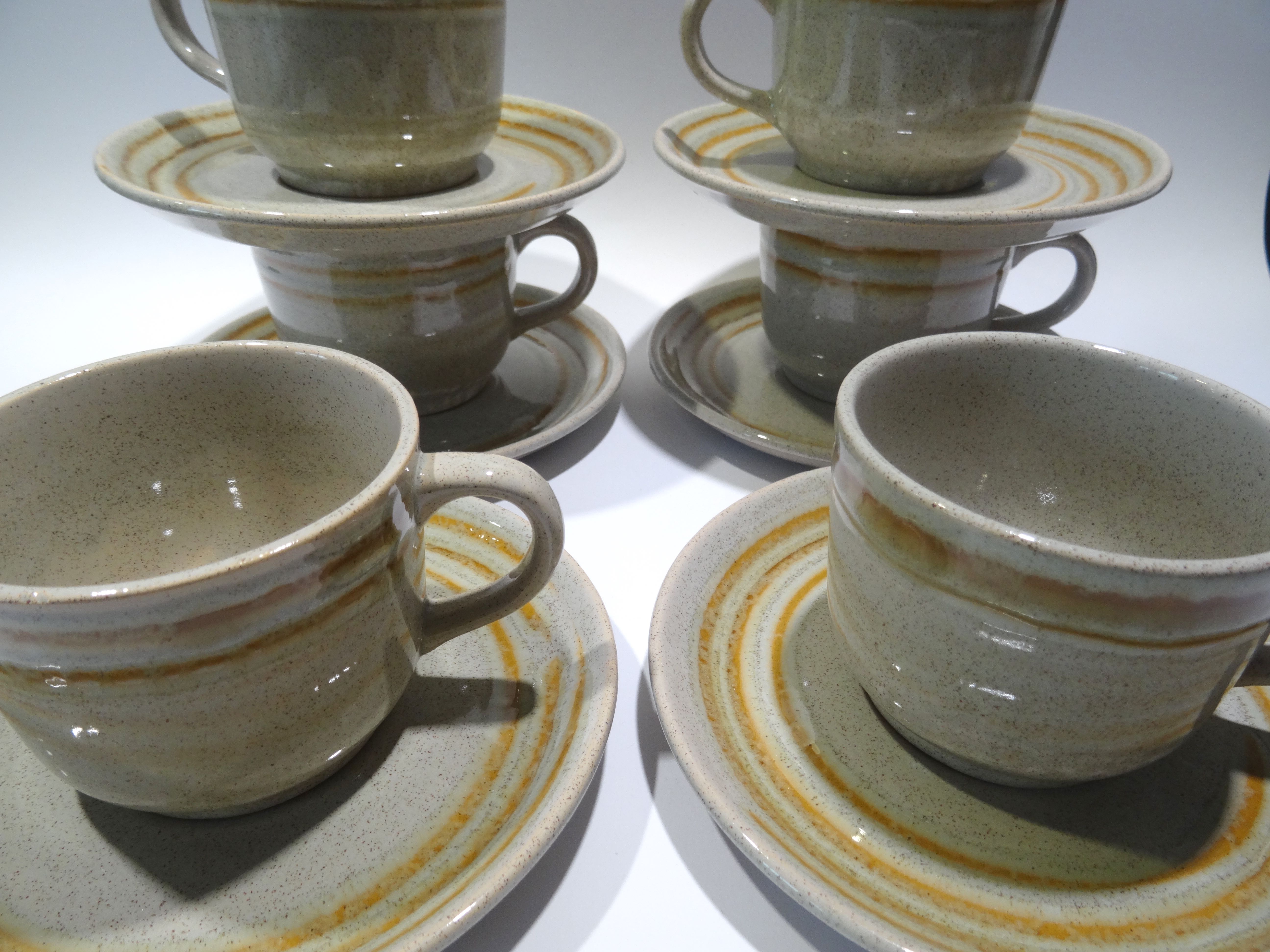 Sarreguemines coffee cups