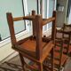 Set of 6 solid oak wood chairs - ferme compagne montage
