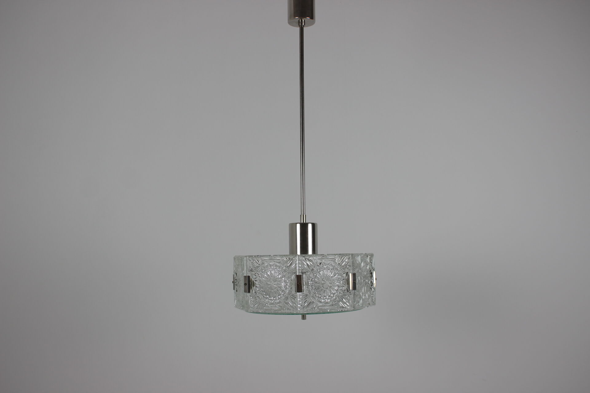 Hanging lamp Kamenický Šenov, 1960's.