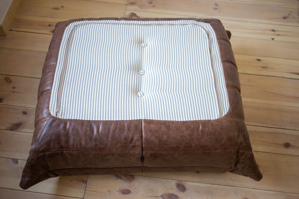Sofa and pouf by Michel Ducaroy for Ligne Roset