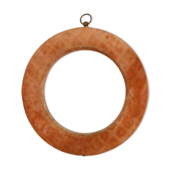 Mirror frame velvet pink 24cm