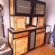 Vintage Mado buffet from the 1950s, restored and revamped, made of solid oak.