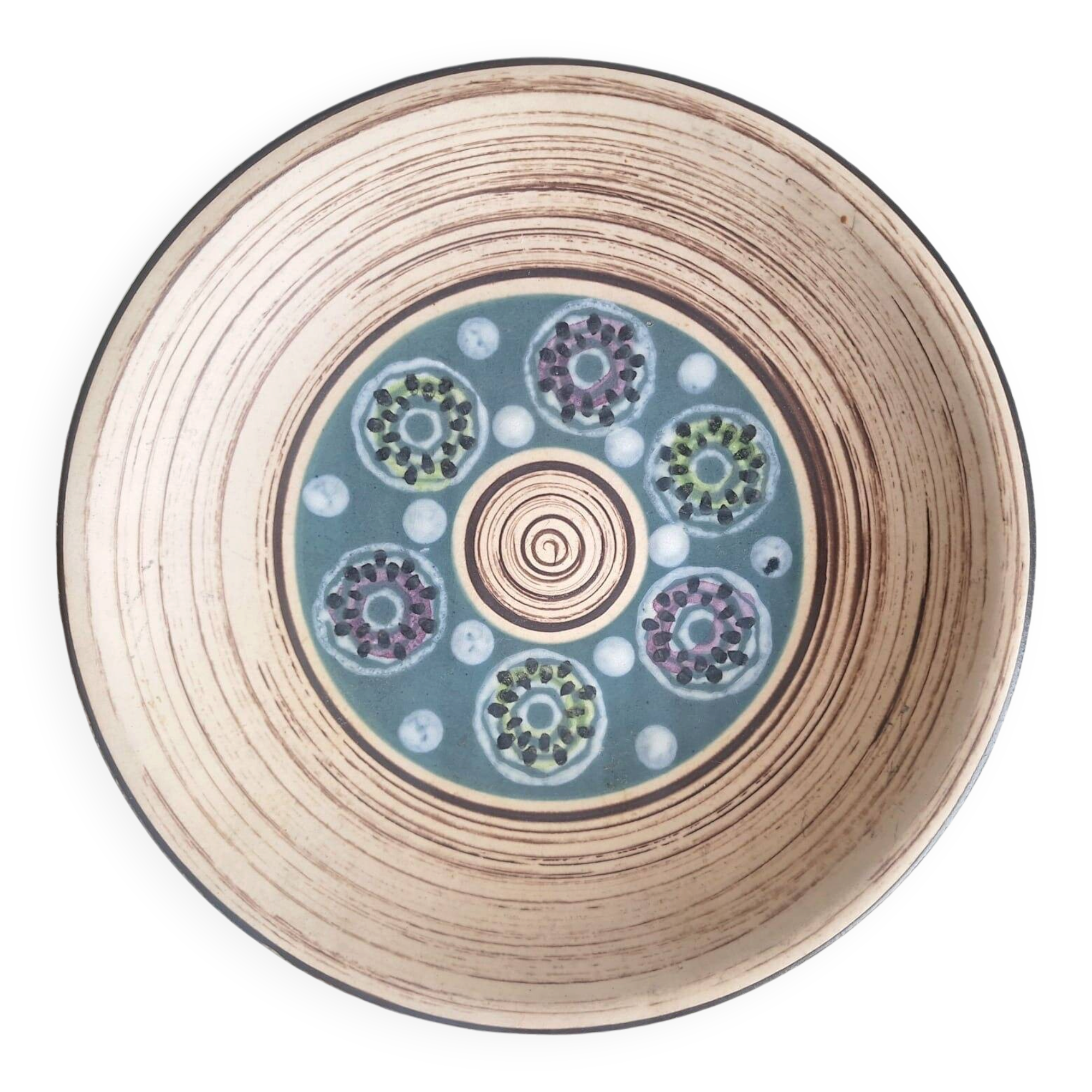 Ceramic plate West Germany, plate, vintage decorative bowl
