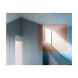 Modern abstract architecture framed photo