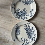 Two antique ironstone plates