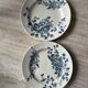 Two antique ironstone plates