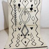 Tapis marocain en laine berbère 237 x 140cm