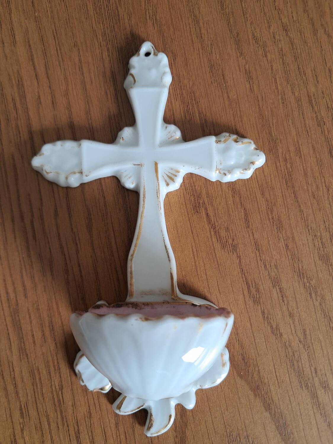 Old holy water stoup