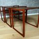 Small teak nesting tables