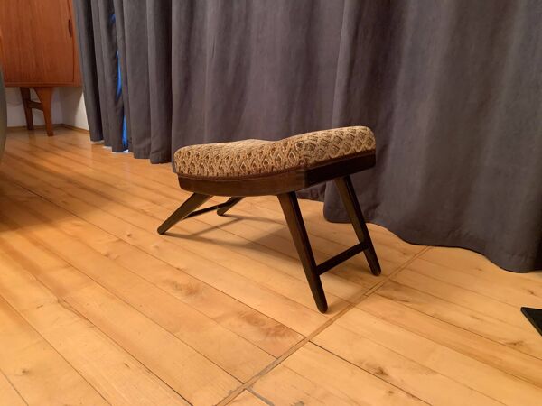 Footstool 3-1021, Gustav Bergmann, Germany, 1950s