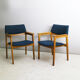 Pair Danish armchair by Bjerringbro Kontormøbler 1960