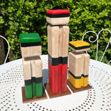 Set of 3 abstract sculptures