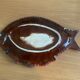 Fish-shaped dish vallauris