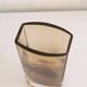 Vintage Scandinavian vase in amber glass 1970