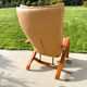 Scandinavian Leather Lounge Chair Westnofa Relax, 1980s